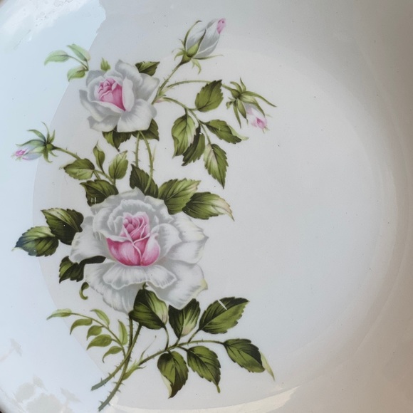 Vintage Rare Floral Salad Dessert Ceramic Plate - Picture 5 of 5